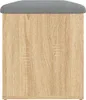 vidaXL Úložná lavice Sonoma dub 82 x 42 x 45 cm Materiál na Náhled obrázku produktu 6
