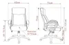 Bürostuhl Chefsessel Drehstuhl Stoff Grau HLC-0311-1/2167 Produktbild-Vorschau 5