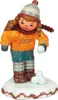 Hubrig folk art "Zimowe dzieci - uczennica 7cm Podgląd zdjęcia produktu 5