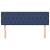 vidaXL Kopfteile Blau 144x7x78/88 cm Stoff Produktbild-Vorschau 3