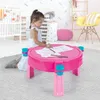 Dolu Eenhoorn Activiteitentafel Roze Anteprima dell’immagine prodotto 8