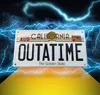 FaNaTtik Ritorno al futuro insegna in metallo Outatime Anteprima dell’immagine prodotto 2