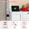 Merax Küchenschrank mit LED und Steckdose, Hochschrank mit Produktbild-Vorschau 8