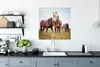 MuchoWow® Poster Pferde - Gras - Frühling 75x75 cm - Wand Produktbild-Vorschau 3