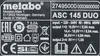 Metabo Basis Set mit 2x Akku LIHD 4,0Ah + ASC 145 DUO Produktbild-Vorschau 4