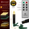 A collage of product images and marketing information for KESSER LED Christmas tree candles. Produktbild-Vorschau