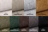 A collage of fabric samples in different colors, each labeled with its name. Podgląd zdjęcia produktu