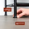 otevřený botník eluno na 8 párů bot z matného černého kovu Náhled obrázku produktu 6