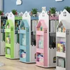 360Home Kinderbuchregal 360° drehbarer Regal Burg design Produktbild-Vorschau 5