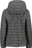 CMP Wattierte Damen Winter Jacke mit Kapuze grau 40 Produktbild-Vorschau 2