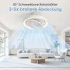 Deckenventilator mit Beleuchtung Fernbedienung APP,38W Produktbild-Vorschau 4