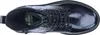 A top-down view of a black patent leather boot. Produktbild-Vorschau