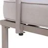 Close-up of the leg and cushion of a garden daybed. Náhled obrázku produktu