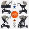 Poussette Daliya® NEOMOVE 3 en 1, avec coque bébé i-Size et Voir les images du produit 2