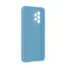 A light blue phone case is shown from a side angle against a white background. Produktbild-Vorschau