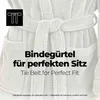 etérea Kuschelfleece Bademantel mit Kapuze – Morgenmantel Produktbild-Vorschau 4