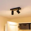hoftronic LED-Deckenleuchte 2 Spots GU10 35W Schwarz IP20 Produktbild-Vorschau 3