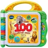 A Vtech electronic learning book for children, featuring various animals and their names in German and English. Voir les images du produit