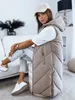 Gilet trapuntato da donna ZIPIS beige L Anteprima dell’immagine prodotto 2