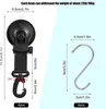Jumada's - 4 ganci a ventosa extra resistenti - Portata Anteprima dell’immagine prodotto 2