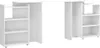 Tête de lit avec rangement pour lit 160 cm Blanc brillant Voir les images du produit 9