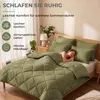 Sleep Comfy Deluxe 2-in-1 Sommer Bettdecke 200x220 cm Khaki Produktbild-Vorschau 5