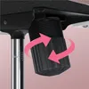 A close-up view of the height adjustment mechanism of an office chair. Podgląd zdjęcia produktu
