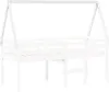 vidaXL Dach für Kinderbett Weiß 199x80,5x88 cm Massivholz Produktbild-Vorschau 3