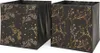 Faltbox Vicco  Schwarz/Gold (Floral) 30 x 30 cm 2er Set Produktbild-Vorschau 1