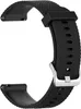 BStrap Silicone Land Armband für Garmin Vivoactive 3, black Produktbild-Vorschau 1