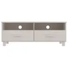 vidaXL TV-Schrank HAMAR Weiß 106x40x40 cm Massivholz Kiefer Produktbild-Vorschau 3