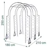 Relaxdays Rosenbogen, Metall, HBT: 250 x 180 x 210 cm, Produktbild-Vorschau 4