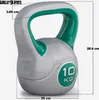 GORILLA SPORTS® Kettlebell - 10 kg Gewichte, Kunststoff - Produktbild-Vorschau 5