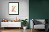 MuchoWow® Gerahmtes Poster Schwein - Rosa - Sockel - Tiere Produktbild-Vorschau 8