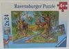 2 x 24 Teile Ravensburger Kinder Puzzle Tiere des Waldes Produktbild-Vorschau 3