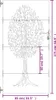 vidaXL Gartentor 85x175 cm Cortenstahl Baum-Design Produktbild-Vorschau 11