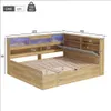 Daybett 140x200 cm aus Massivholz Polsterbett mit Produktbild-Vorschau 7