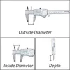 Intirilife Digitaler Messschieber in SILBER – 150mm / 6 Produktbild-Vorschau 2