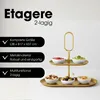 Mica Decorations Rama Etagère à 2 niveaux - L38 x L17 x H37 Voir les images du produit 2