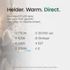 Spectrum LED Kogellamp P45 E27 Helder - 5.5W 710lm 2700K - Productafbeelding-voorbeeld 3