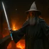 Miecz Gandalf Glamdring inspirowany filmem Hobbit, ostrze Podgląd zdjęcia produktu 3