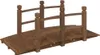 Zahradní most se zábradlím 150x67x56 cm Smrkový masiv Náhled obrázku produktu 1