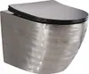Wandhängende Toilette Spülrandlos Keramik Klo Wand WC + Produktbild-Vorschau 1