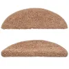 vidaXL Stufenmatten 15 Stk. 56x17x3 cm Beige Halbrund Produktbild-Vorschau 8
