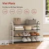 WOLTU Schuhregal Schuhablage, Ständer 4 Schicht für 16 Produktbild-Vorschau 5