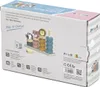 The image shows the side and top of a cardboard box containing a Viga PolarB stacking toy. The box displays product information, branding, and an illustration of the toy. Produktbild-Vorschau