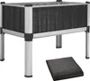 TTL GARDEN Hochbeet Superior M 80x50x80cm Anthrazit-Silber Produktbild-Vorschau 1