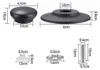 4 Stück Topfdeckelgriff Universal Bakelit Deckelknauf Produktbild-Vorschau 3