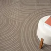 Teppich Wohnzimmer Kurzflor Schlafzimmer Wellen Produktbild-Vorschau 3