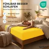 Komfortec 2er Pack Jersey Spannbettlaken 90x200 cm, 100% Produktbild-Vorschau 4